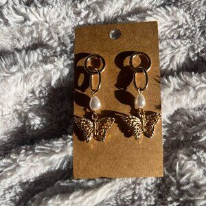 Butterfly Dangly Earrings